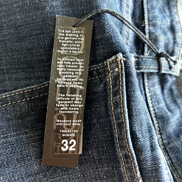 Joe's Jeans Icon Fit Size 32/14 NWT Dark Wash Long Tall Vintage Y2K Mid Rise - Picture 6 of 8